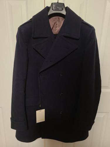 Suitsupply Jort Coat Navy Blue Peacoat 