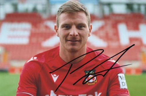 Paul Mullin Footballer Wrexham Signed 7.5 x 5 Photograph 1 *With COA*