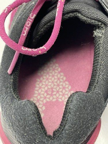 Ecco Natural Motion Biom Trainers Size 8.5 Woman’s Shoes Black/Pink #0230 - Picture 11 of 16
