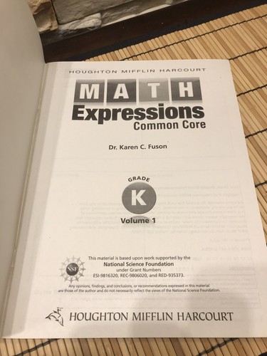 Math Expressions Common Core Homework and Remembering Volumes 1 And 2 Grade K - Picture 6 of 8