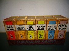 1935 VINTAGE RUSSELL PRESS LIBRARY OF GAMES BIG LITTLE MINI CARD GAMES