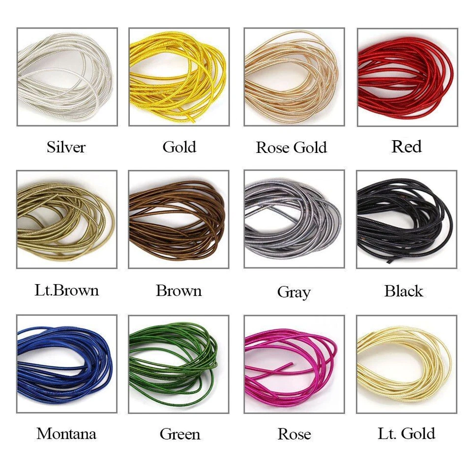 French Bullion Hard Wire 10g 1mm Embroidery Thread Gimp Sewing Work Copper Wires - Image 3 of 4