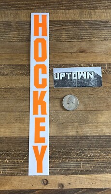 Hockey Skateboards OG Orange Sticker Art Jason Dill