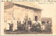 RPPC Deer Creek Wisconsin Scene at Senator Golden Wedding May 28, 1911