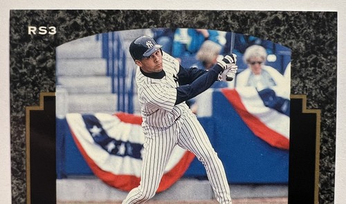 Derek Jeter 1996 Upper Deck Rock Solid Foundation Holo Insert RS3 RARE Free Ship - Picture 5 of 6
