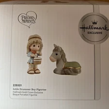 Precious Moments 229301 Little Drummer Boy Figurine Hallmark Exclusive Nativity 