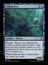 MTG Time Spiral Remastered Fathom Seer Foil 68/289 NM/MT 