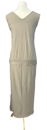 Brunello Cucineli hellbraunes Kleid aus Seidenmischung Größe L - Bild 4 von 14