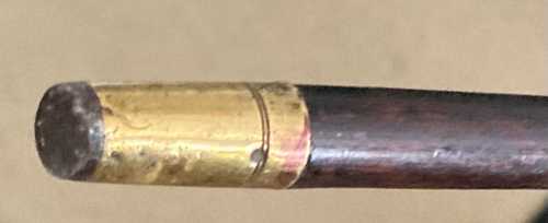 ANTQUE SLENDER WALKING CANE WITH SILVER REPOUSEE HINDU DEITY DECORATED HANDLE - Picture 21 of 22