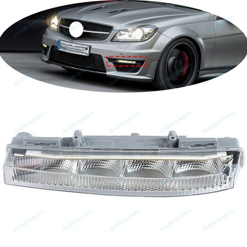 Left Front Daytime Running Light Assembly For 2012-2015 Mercedes Benz C63  - Imagen 1 de 8