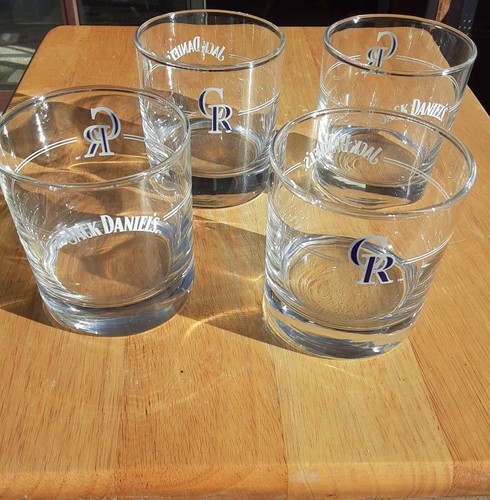 Colorado Rockies - Jack Daniels Rock Gläser - Tumbler Gläser MLB 4er Set - Bild 4 von 6