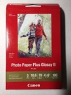 6 Canon PIXMA PP-301 Chromalife Inkjet 70 lb papier plus błyszczący II 100 shts 4 x 6