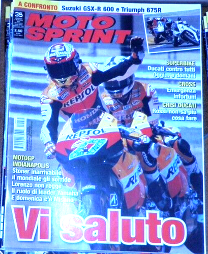 MOTORRAD SPRINT - Jahr XXXIV - ( Fasc. Nr.37) Nr. 1704 a Nr. 1758- 2011 - Conti Ed. R - Bild 9 von 9