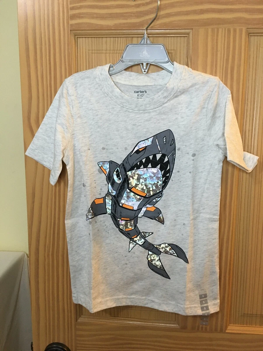 Boys hotsell shark shirt