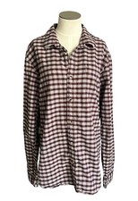 Scotch  Soda Mens Check Plaid Cotton Button Up Long Sleeve Shirt Sz L