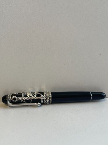 FOUNTAIN PEN AURORA 88 VENICE SILVER 925 FOUNTAIN PEN COLLECTION ITALY - Picture 12 of 13