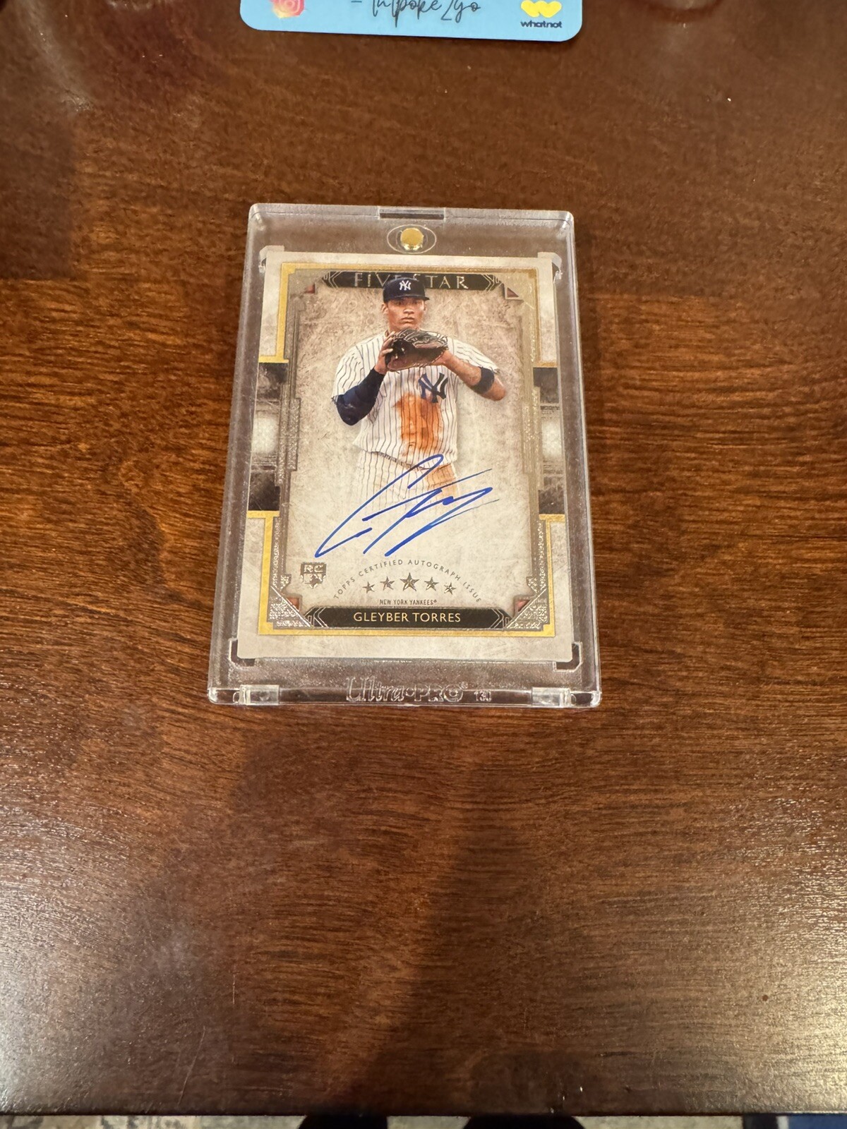2018 Topps Five Star - #FSA-GT Gleyber Torres (AU, RC)