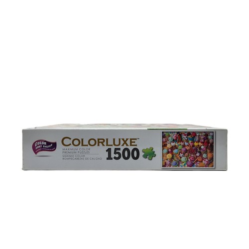 Rompecabezas Colorluxe 1500 piezas variedad de helados coloridos - Imagen 3 de 4