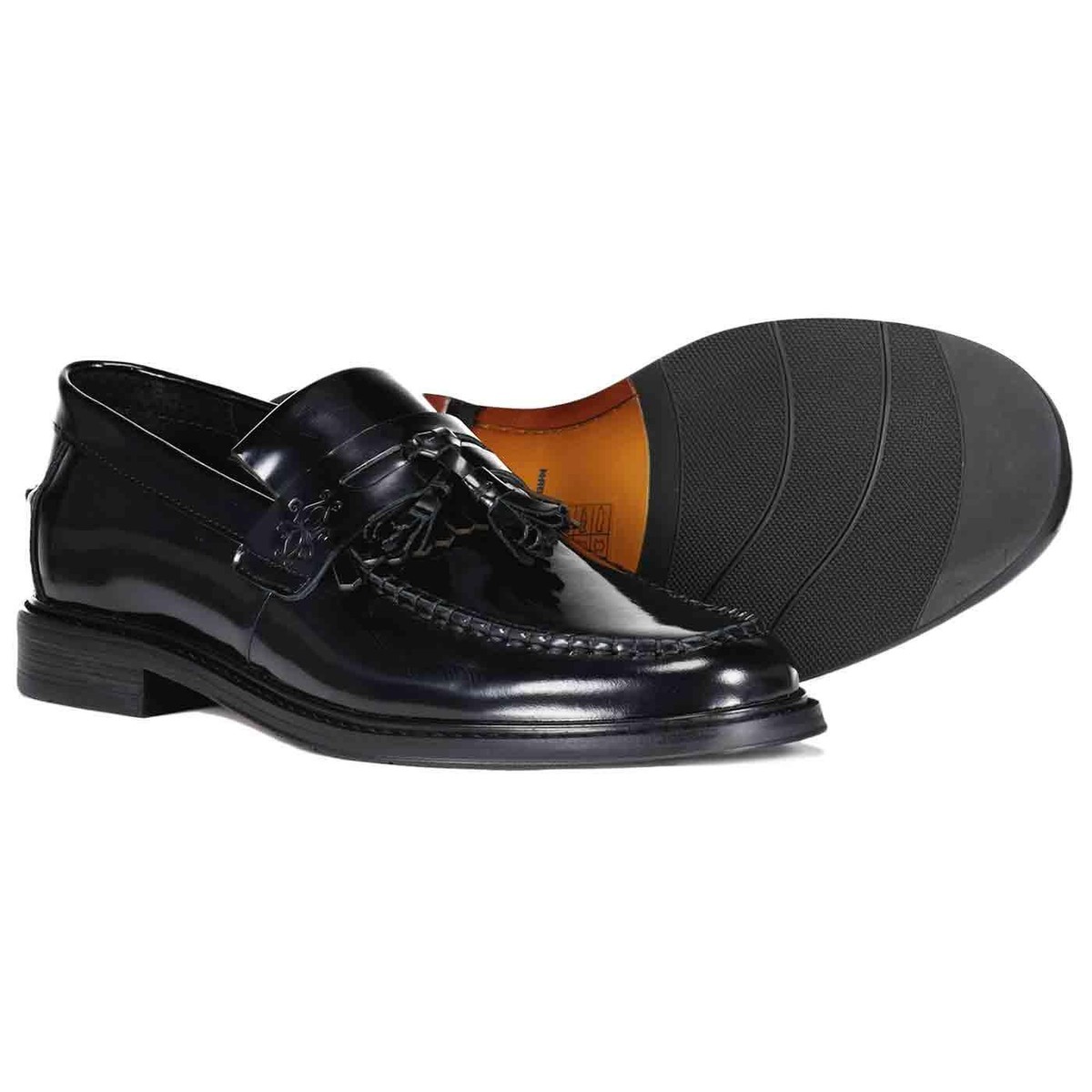 靴 Vintage 70s Italy Made Leather Loafers Via Roma Italy Black Crocodile Men's Penny Loafers Shoes | eBay