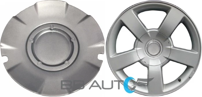 Chevrolet Silverado SS 2004-2007 juego de 4 tapas centrales de rueda plateadas nuevas Foto 4 de 4