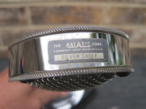 Vintage Astatic Silver Eagle Microphone Conneaut OHIO USA - Picture 9 of 10