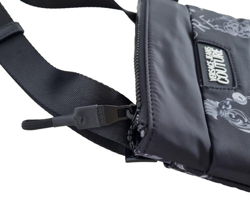 VERSACE JEANS COUTURE borsa tracolla uomo 75YA4B85 nero - Picture 3 of 4
