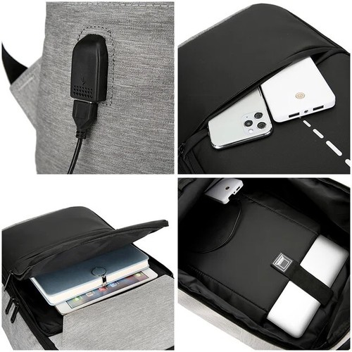 Laptop Backpack Usb Charging And X Large Briefcases Travel and Office  - Picture 4 of 4