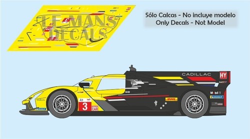 Decals Cadillac V Series LMDh Le Mans 2023 1 2 1:32 1:43 1:24 slot calcas - Picture 3 of 4
