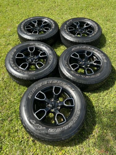 2007-2022 Jeep Wrangler Unlimited Altitude Wheels Tires OEM JK Black Rare |  eBay