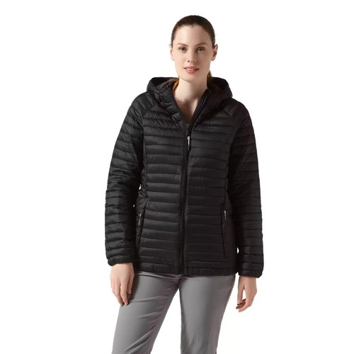 Craghoppers Venta Lite weather resistant Down hooded jacket 8 Black BNWT -75% - Picture 4 of 5