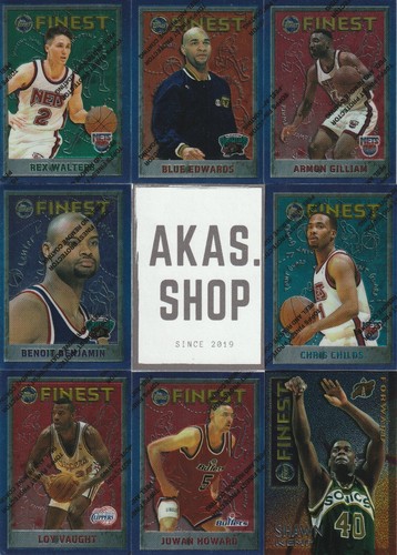 1995-96 TOPPS Finest Basketball NBA Trading Cards '95-1996 Pick your Cards - Bild 1 von 14