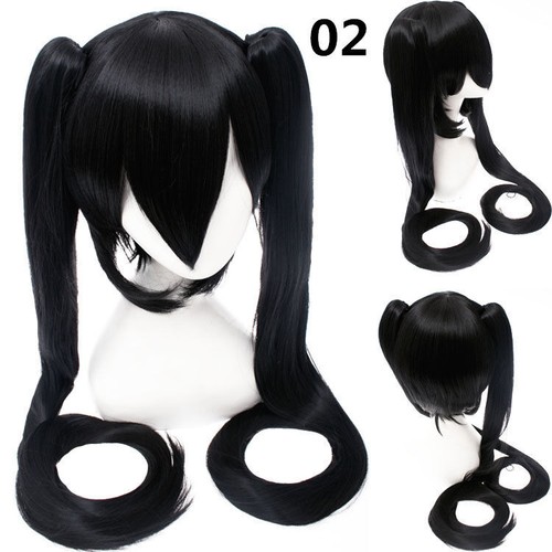 Vocaloid Miku Zatsune Anime Cosplay 120cm Long 2 Ponytail Wig Lolita Halloween - Picture 3 of 29