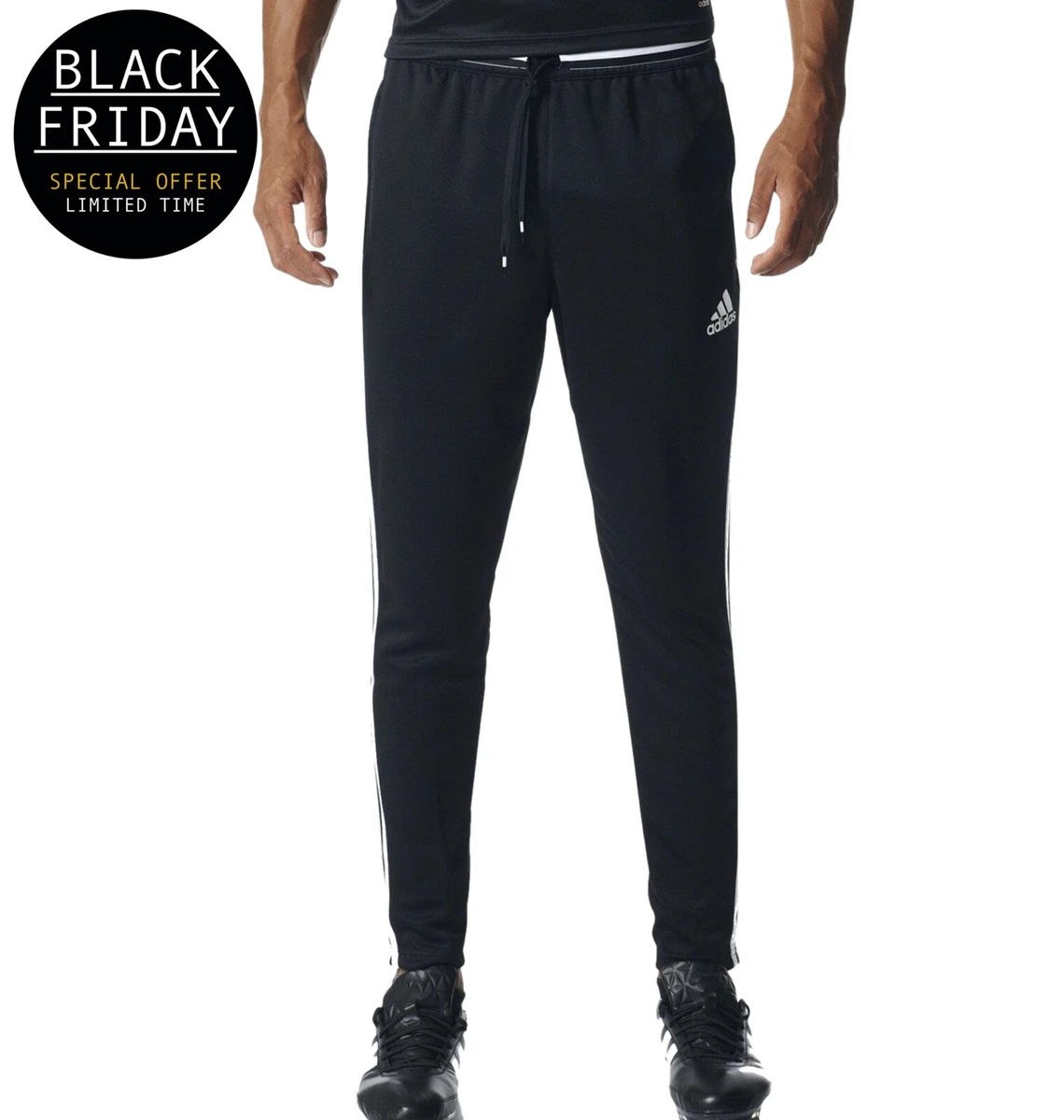 adidas Condivo Football Training Pants Mens Zip Pockets Small