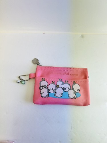 Mashi Maro Mashimaro 2002 Anime Japan koreanisches Geld Tasche mit Charm NEU! pink - Bild 7 von 7