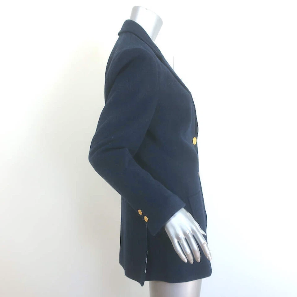 Trovata Birds of Paradis Sutton Blazer 海军蓝 S 码 双扣夹克 — 第 4/4 张图片