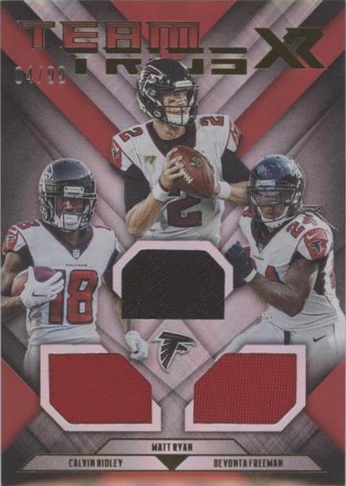 2019 Panini XR Calvin Ridley Devonta Freeman Matt Ryan #TT-AF - 1 of 2