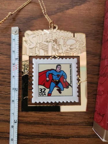 Hallmark Keepsake Christmas Ornament Superman US Stamp Celebrate Century 1999 - Picture 2 of 8
