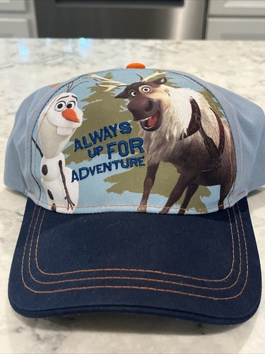 Youth One Size Fits Most Disney Frozen Olaf Sven Ball Cap  ALWAYS ADVENTURE NWT - Picture 1 of 6
