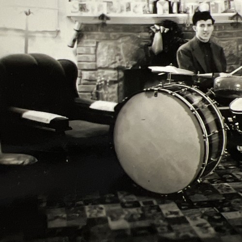 Antiguo 1927 Hallazgo DRUMSCHRISTMAS MAÑANA Oropel Árbol Adornos Foto Instantánea - Imagen 6 de 8