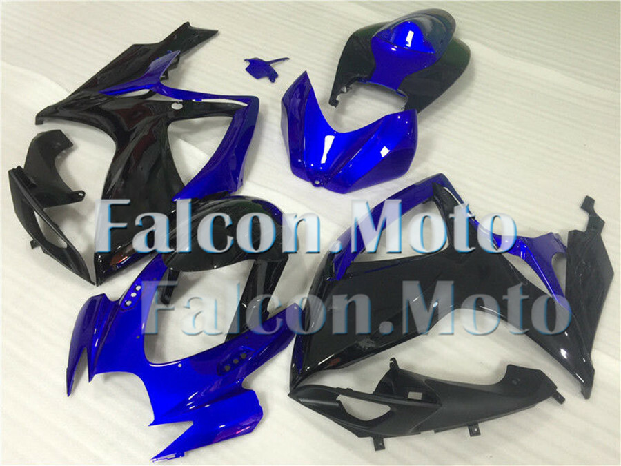 Blue Black Complete Fairing Fit for 2006-2007 GSXR 600 750 K6 Injection ABS Mold image