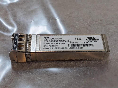 Qlogic FTLF8529P3BCV-QL 16GB SW SFP+ 850NM Optical Transceiver Module (A) - 第 1/9 張圖片