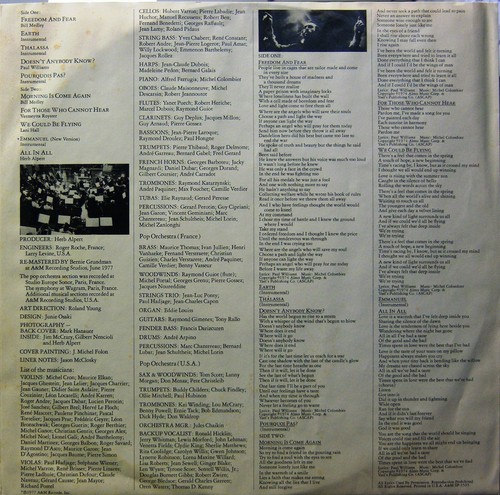 LP: Michel Colombier / Wings (A&M. f. Lani Hall, Paul Williams, reissue, '71) - Picture 4 of 5