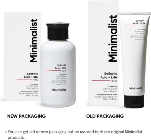 Minimalist 2% Salicylic Acid Face Wash for Oily & Acne Prone Skin100 Ml 3.4Oz - Picture 2 of 5