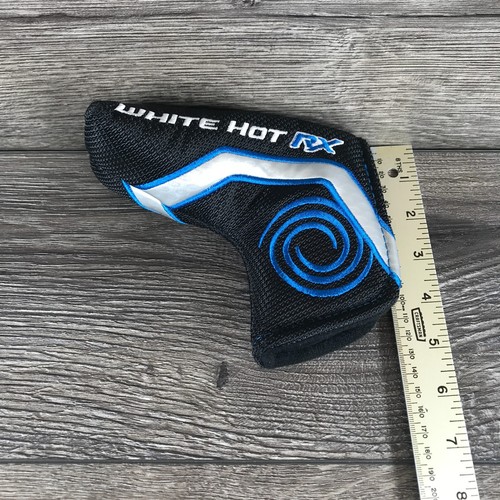 Odyssey White Hot RX Blade Putter Headcover Only Head Cover Black Blue Hook Loop - Picture 5 of 6
