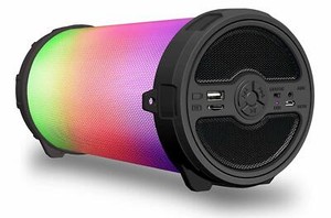 SYKIK SP198BT BLUETOOTH SPEAKER BOOM BOX | PORTABLE DANCING LIGHTS MP3 FM RADIO