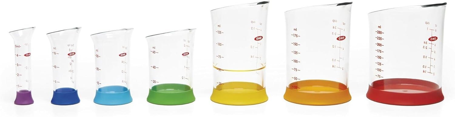 NEW - OXO Good Grips 7-Piece Nesting Measuring Beaker Set
