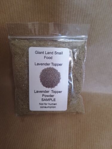 Land Snail / Hermit Crab Food Topper Powder Sample Pack, (flower ) - Picture 3 of 6