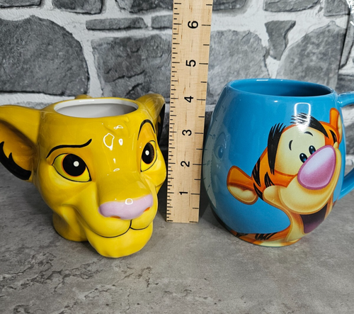 Official Disney Mugs Simba & Tigger Excellent Condition Never Used - Picture 13 of 13