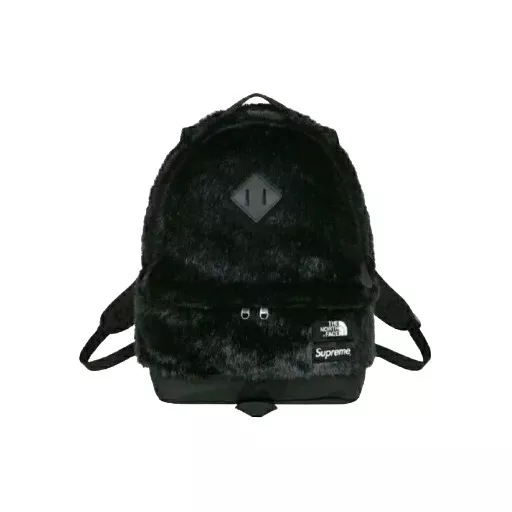 Sac à dos en fausse fourrure noir Supreme FW'20 x The North Face