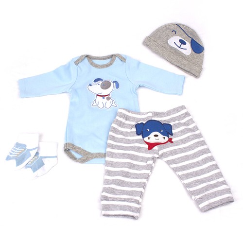 22 Zoll Reborn Baby Puppenkleidung Kleid Kleidung für Neugeborene Junge/Mädchen Puppen Zubehör - Bild 12 von 14